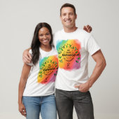 T-shirt Soyez votre arbre arc-en-ciel radieux (Unisexe)
