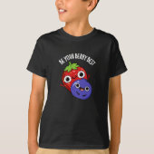 T-shirt Soyez Votre Berry Meilleur Amusant Pun Fruit Dark (Devant)