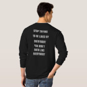 T-shirt Soyez vous-même (Dos entier)