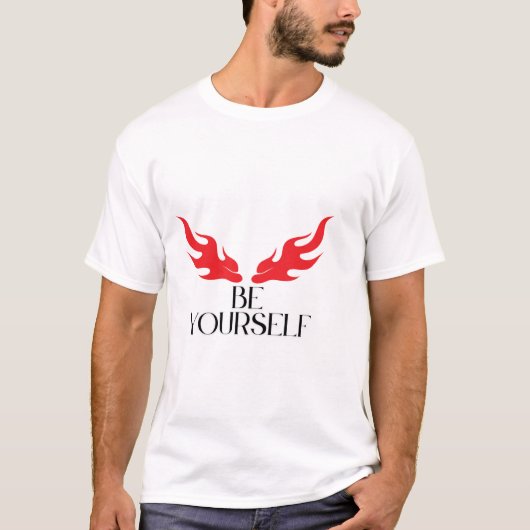 T-shirt Soyez vous-même - Autonomiser les citations minima (Devant)