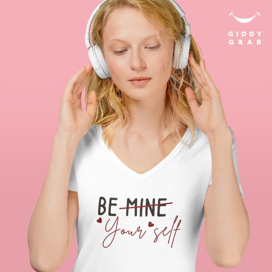 T-shirt Soyez vous-même Citation Inspirationnelle Valentin