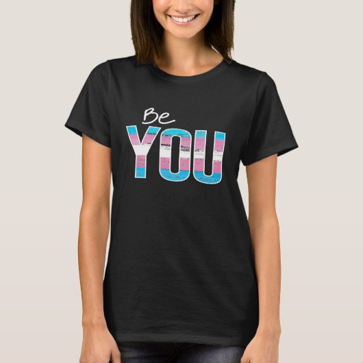 T-shirt Soyez Vous - Trans-blanc (Devant)