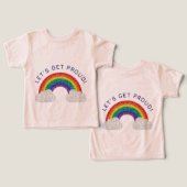 T-shirt "Soyons fiers" (Design Recto & Verso)