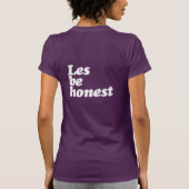 T-SHIRT SOYONS HONNÊTES (Dos)