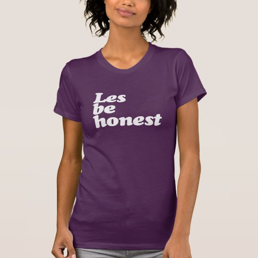 T-SHIRT SOYONS HONNÊTES (Devant)