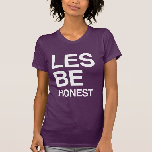 T-SHIRT SOYONS HONNÊTES (Devant)