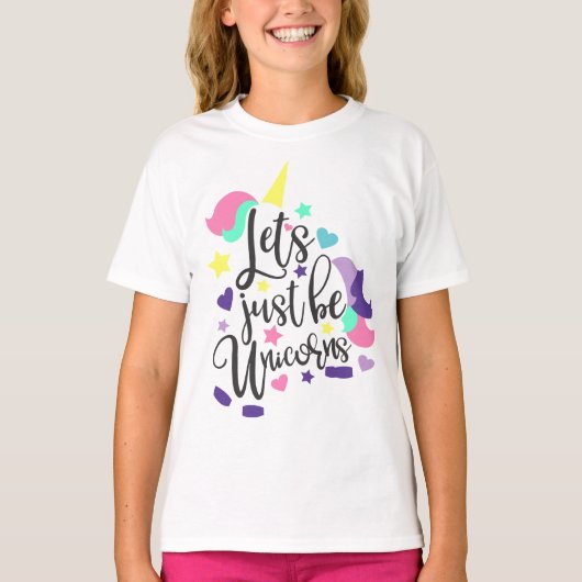 T-shirt Soyons juste Unicornes (Devant)