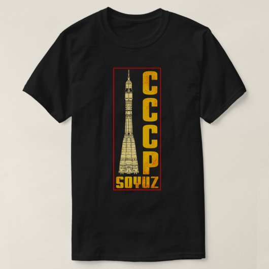 T-shirt Soyouz Rocket Union soviétique (Design devant)