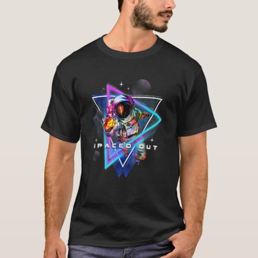 T-shirt Spa externe Vaporwave esthétique astronaute (Devant)