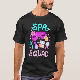 T-shirt Spa Fête d'anniversaire filles squad Crew femmes e