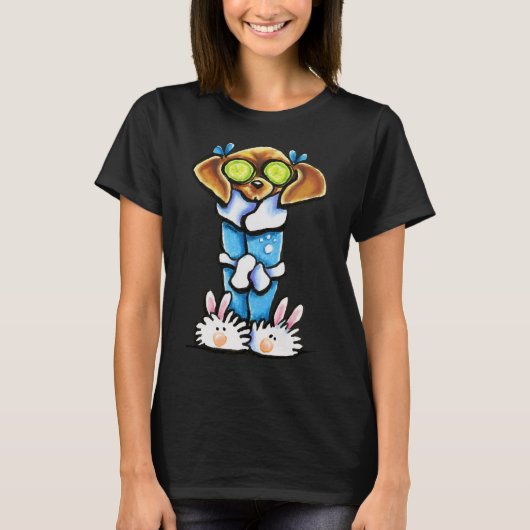 T-shirt Spa Red Dachshund (Devant)