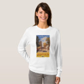 T-shirt Spa royal, affiche britannique de chemins de fer (Devant entier)
