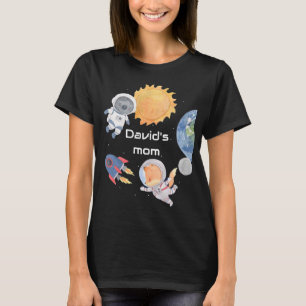 T-shirt Space Adventure : Planètes et astronautes maman's