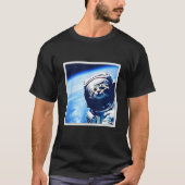 T-shirt space astronaut cat (Devant)