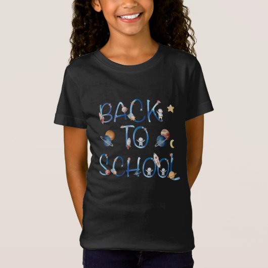 T-Shirt Space, back to school (Devant)