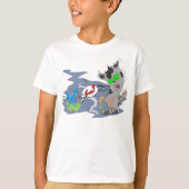 T-shirt Space Boo Cat (Devant)