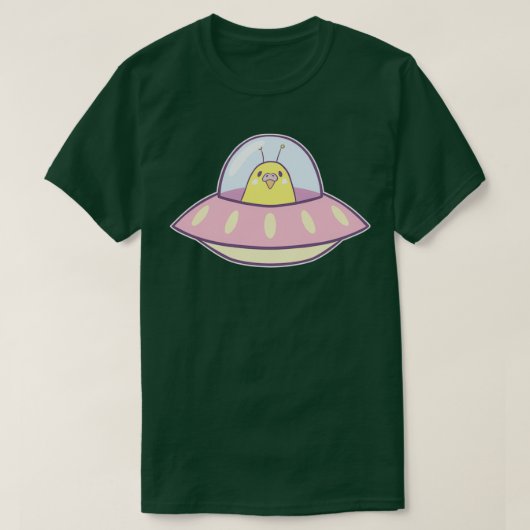 T-shirt Space Budgie (Design devant)