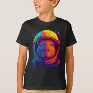 T-shirt Space Capybara Astronaute Coloré Space Capy Hommes