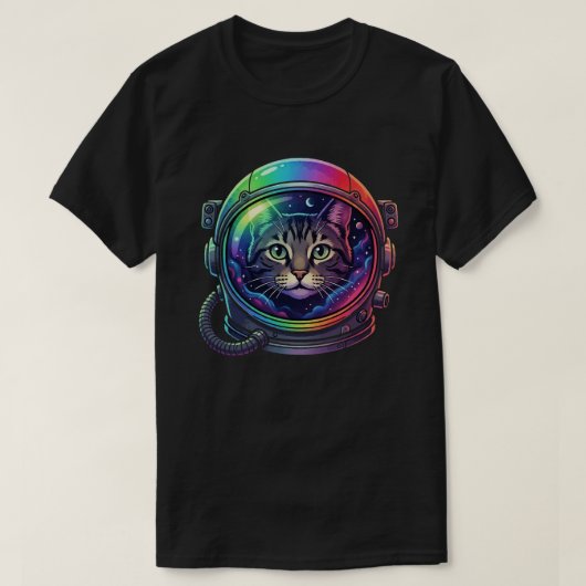 T-shirt Space cat (Design devant)