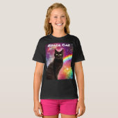 T-shirt Space Cat (Devant entier)