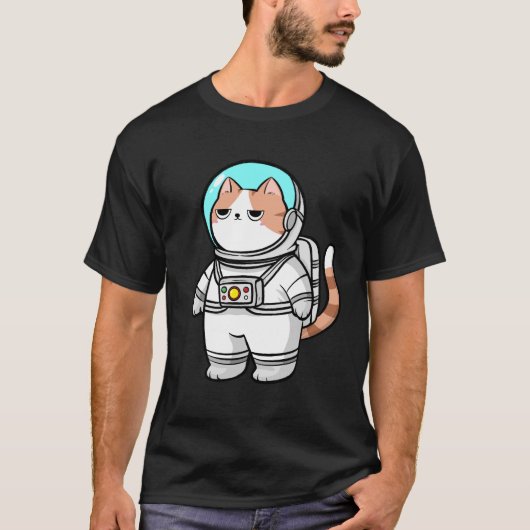 T-shirt Space cat (Devant)
