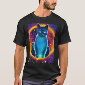 T-shirt Space Cat Kitty Kitten In Cat Style 5 (Devant)