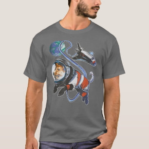 T-shirt Space Corgi Astro Propriétaire Chien Chien Chien C