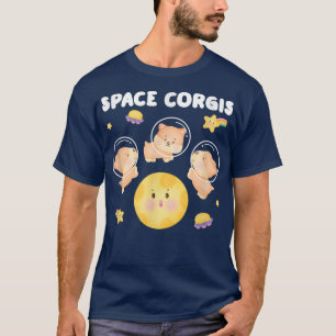 T-shirt Space Corgis Pembroke Welsh Corgi