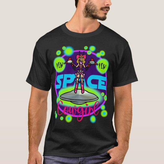 T-shirt Space Cowgirl (Devant)