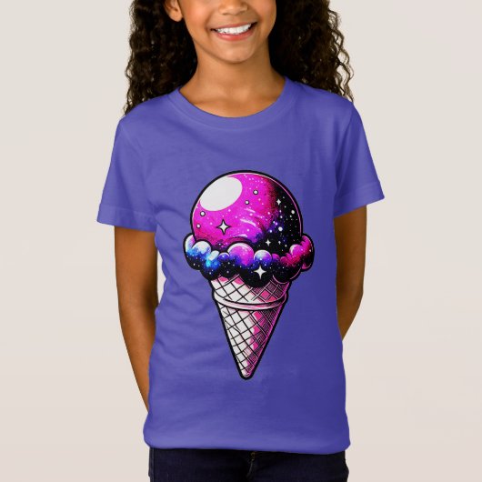 T-Shirt Space Cream Cone 205 (Devant)