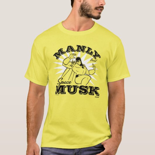 T-shirt Space Ghost Manly Space Musk (Devant)