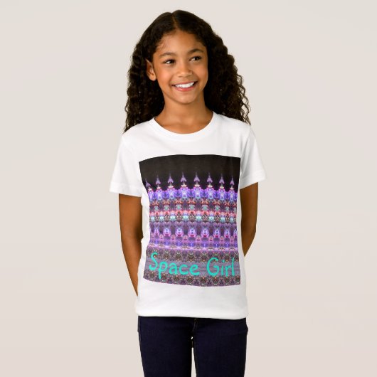 T-Shirt Space Girl (Devant entier)