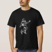T-shirt Space Kicks: Winged Astronaut Flight (Devant)