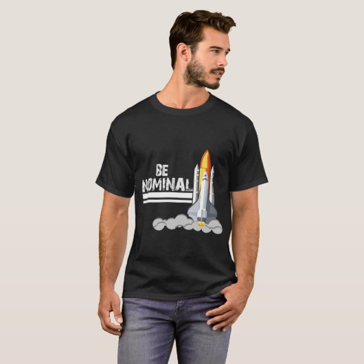 T-shirt Space Launch Design nominal (Devant entier)