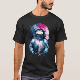 T-shirt Space Man Astronauts Science Cosmos Galaxy Surreal