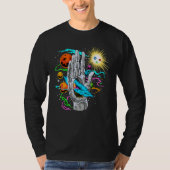 T-shirt Space Push Through   Galaxy In Solar System (Devant)