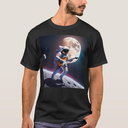 T-shirt Space Rock - L'astronaute Jam Sesh (Devant)