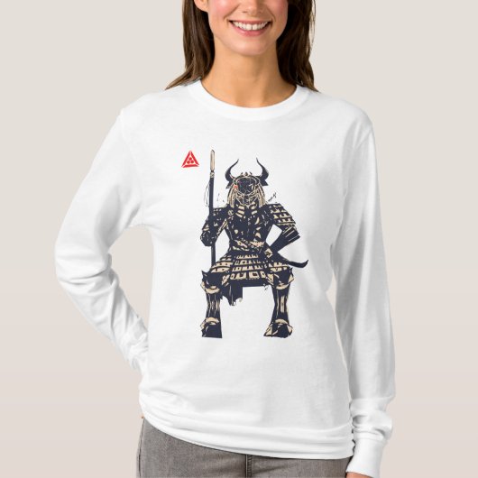 T-shirt Space Samurai Warrior (Devant)