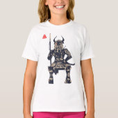 T-shirt Space Samurai Warrior (Devant)