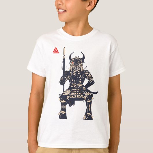 T-shirt Space Samurai Warrior (Devant)