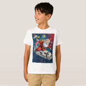 T-shirt Space Santa Claus (Devant entier)