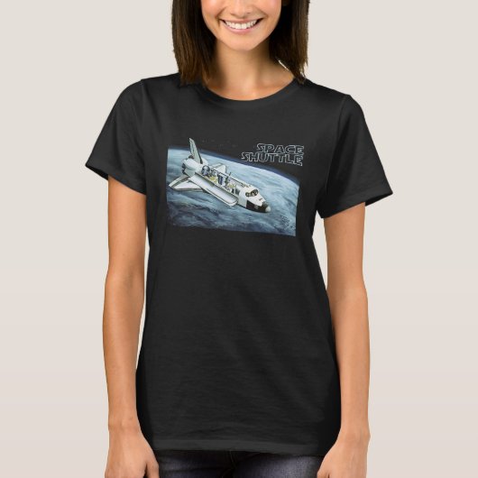 T-shirt Space Shuttle Endeavor Lab (Devant)