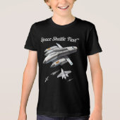 T-shirt Space Shuttle Fleet" (Voorkant)