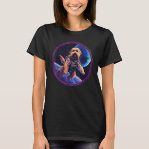 T-shirt Space Soft Coated Wheaten Terrier Chien Maman Papa