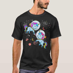 T-shirt Space Stars Moon Planets Magical Fairy Astronaut U