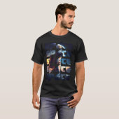 T-shirt Space Text Solar System Galactic Astro Space Enthu (Devant entier)