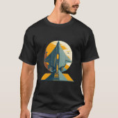 T-shirt Spacecraft Spaceship Science Fiction (Devant)
