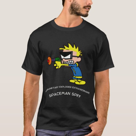 T-shirt Spaceman Spiff Interplanetary Eplorer Etraordinair (Devant)