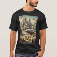 Spaceport Sci-Fi Rétro-Futuriste
