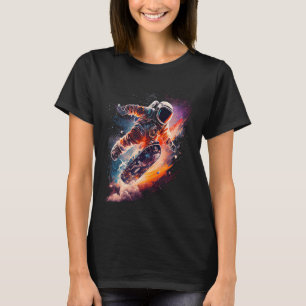 T-shirt Spacesurfer spatial astronaute spatiale astronaute